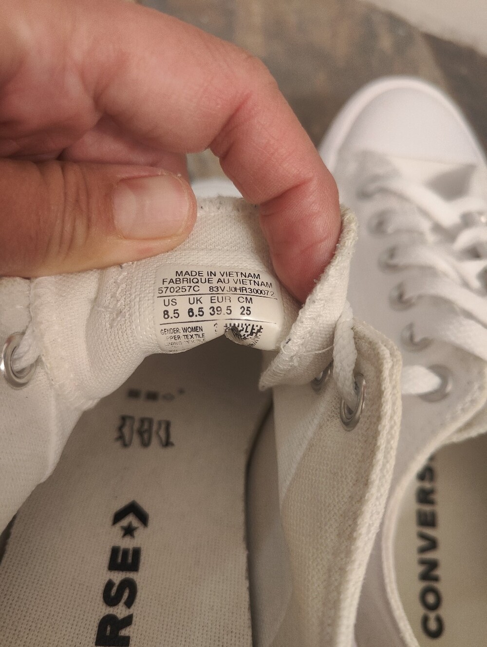 Converse Chuck Taylor All Star Move Canvas Platform, 8.5 Women's, White - Picture 5 of 8